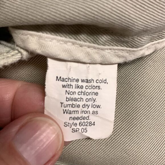 J. Crew Tan Flat Front Cuffed Straight Leg Chino Pants Size 35 X 31 - Picture 8 of 11